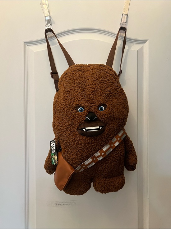 Star Wars Other - Star Wars Chewbacca Plush Backpack with Crossbody Detail - Brown